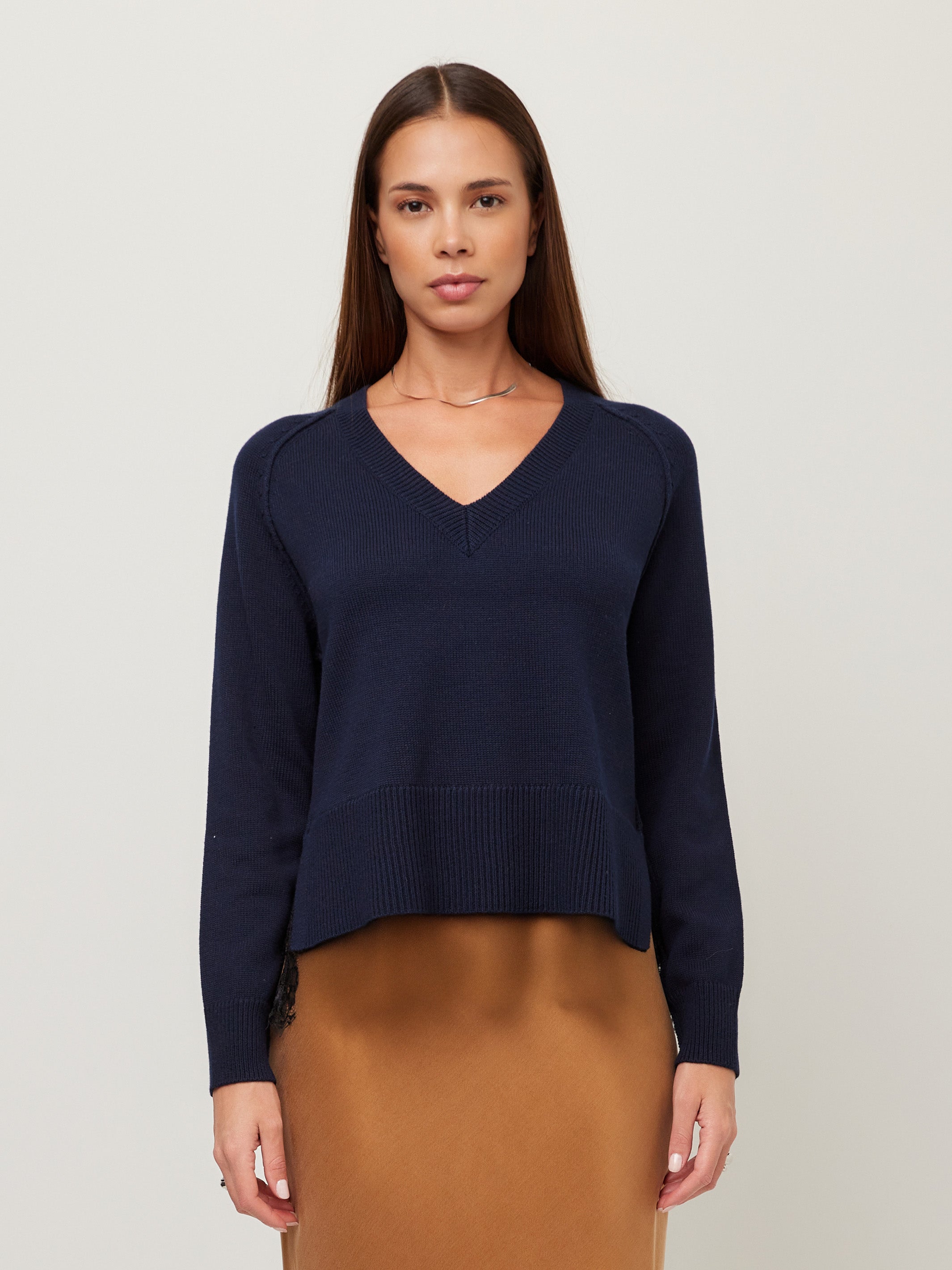 Camila Lace Layered Sweater