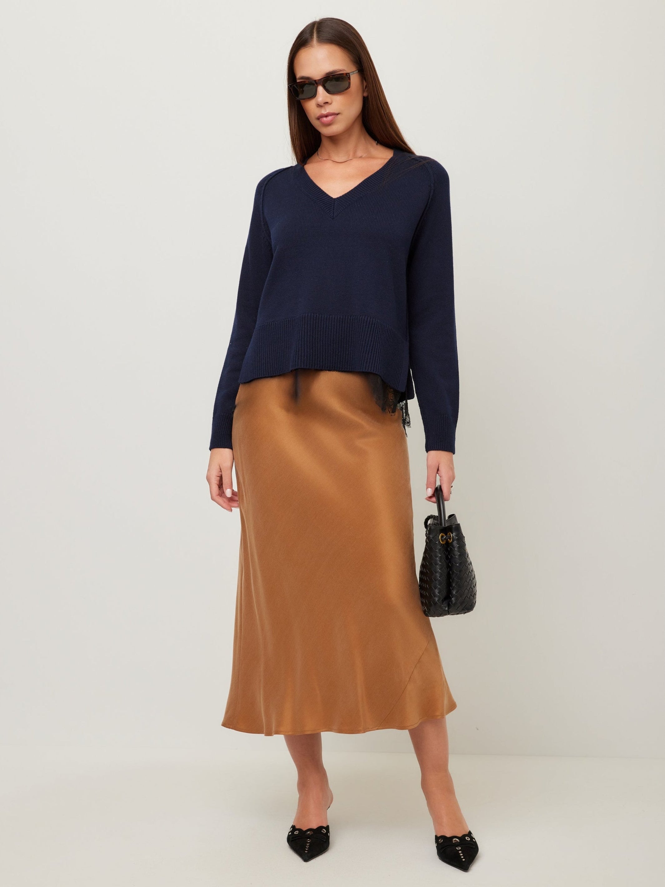 Camila Lace Layered Sweater