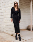 Raya Wrap Sweater Dress