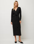 Raya Wrap Sweater Dress