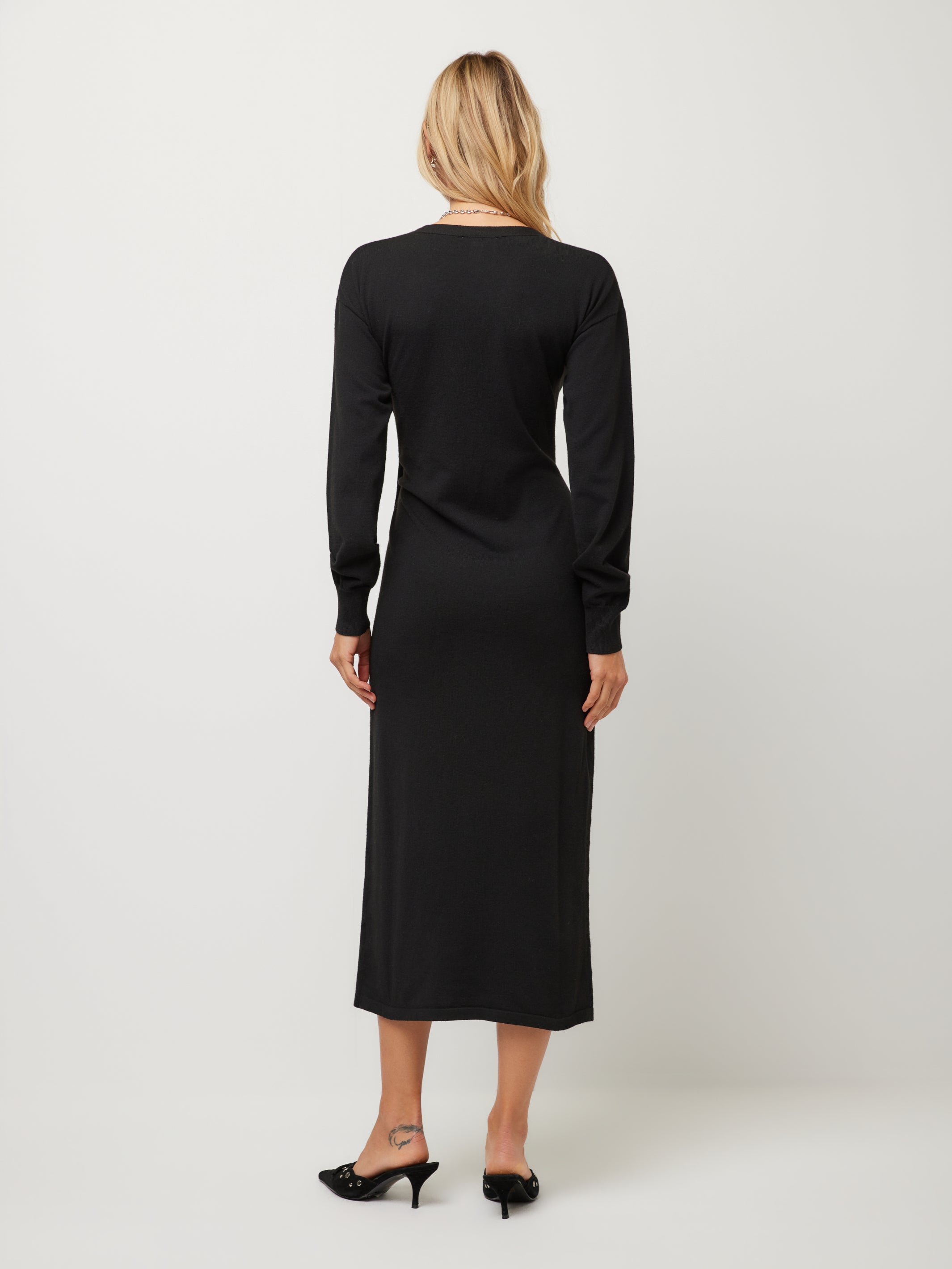 Raya Wrap Sweater Dress