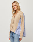 Celine Mixed Media Cardigan