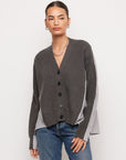 Celine Mixed Media Cardigan