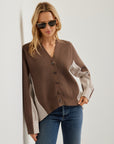 Celine Mixed Media Cardigan