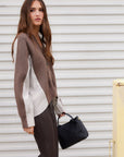 Celine Mixed Media Cardigan