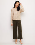 Levie Metallic Sweater