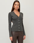 Bliss Scallop Edge Cardigan Sweater