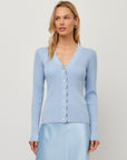 Bliss Scallop Edge Cardigan Sweater