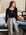 Amelia Bolero Shrug sweater with layered two-piece look, voluminous sleeves, and ribbed trim