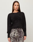 Lia Shirred Sleeve Sweater