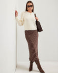 Lia Shirred Sleeve Sweater