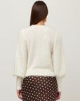Lia Shirred Sleeve Sweater