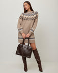 Vera Jacquard Sweater Dress