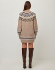 Vera Jacquard Sweater Dress