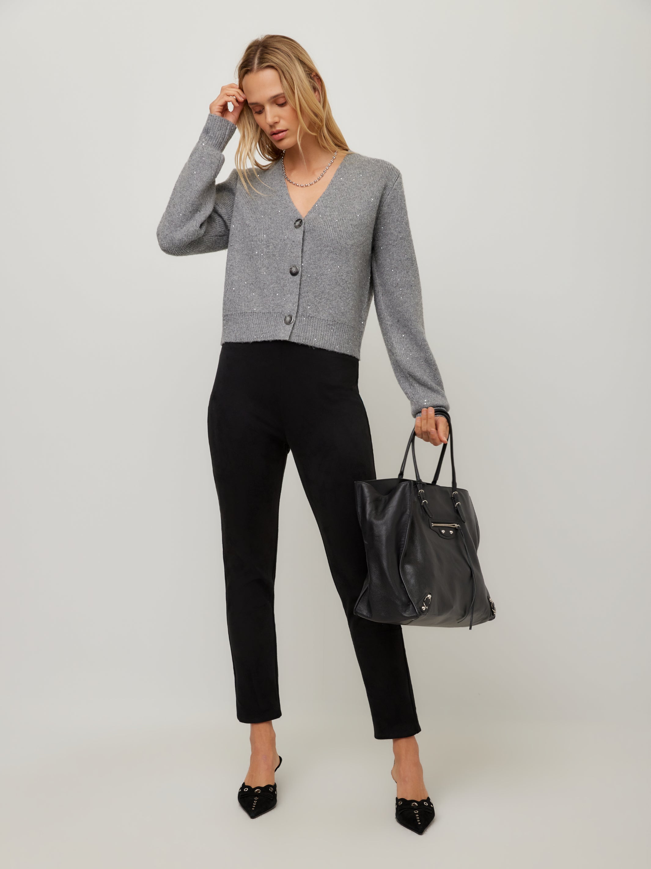 Nae Sequin Cardigan Sweater