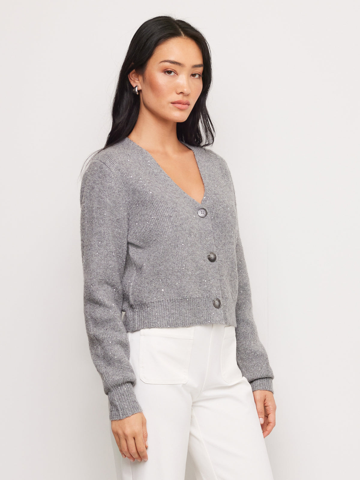 Nae Sequin Cardigan Sweater