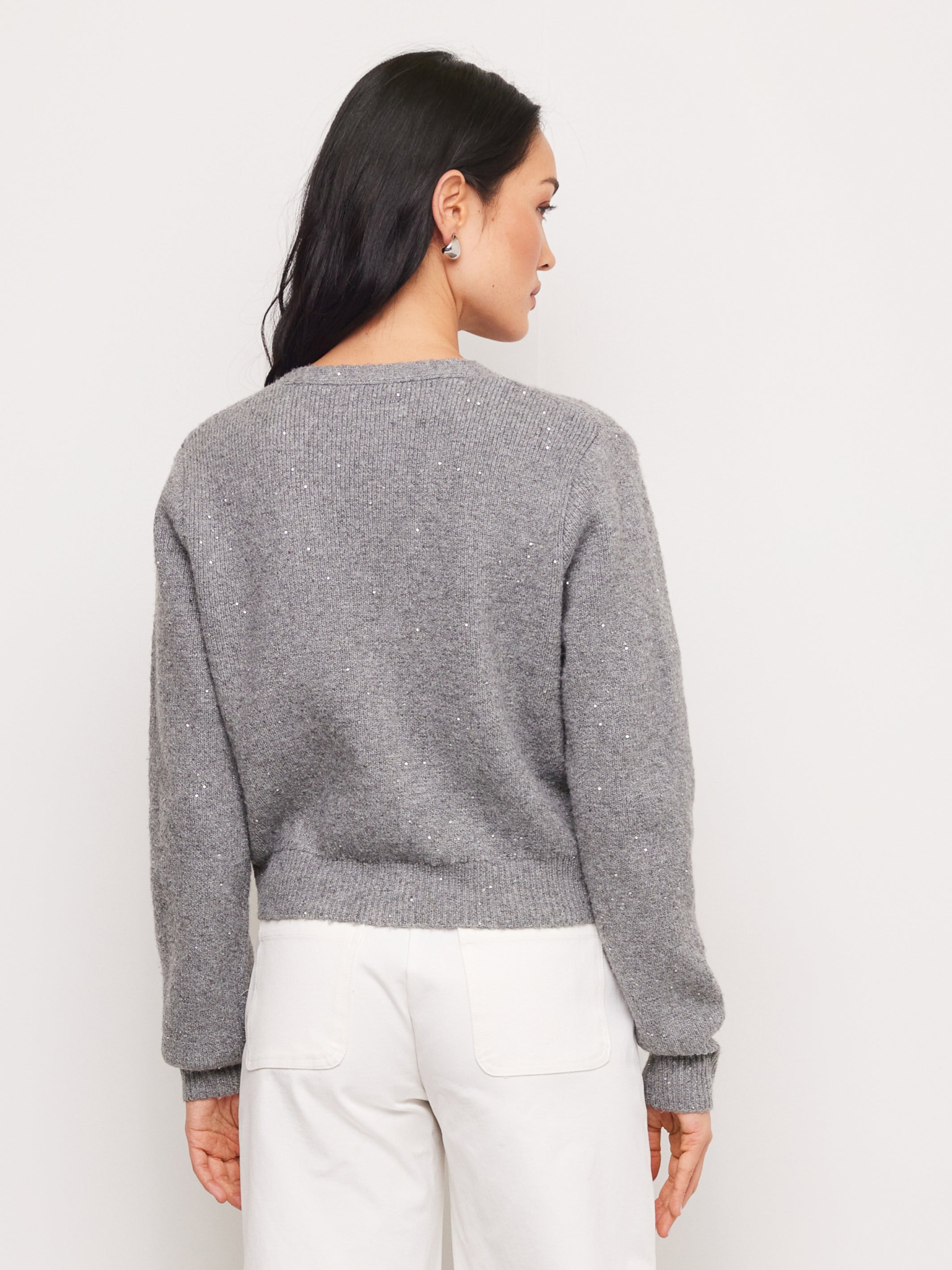 Nae Sequin Cardigan Sweater