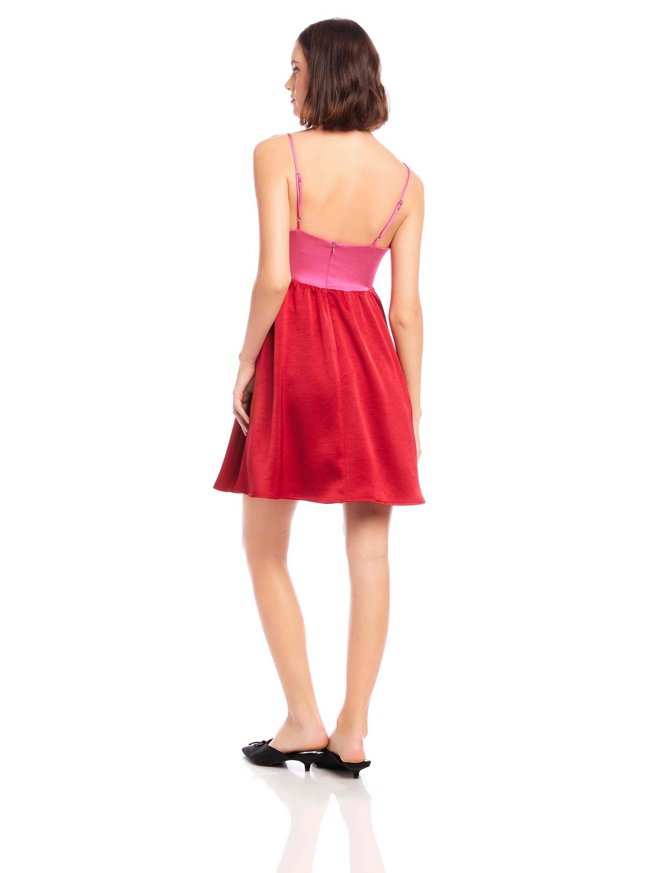 red babydoll dress Stacia Babydoll Dress