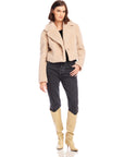 Iva Cropped Sherpa Jacket