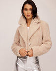 Iva Cropped Sherpa Jacket