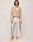 Iva Cropped Sherpa Jacket