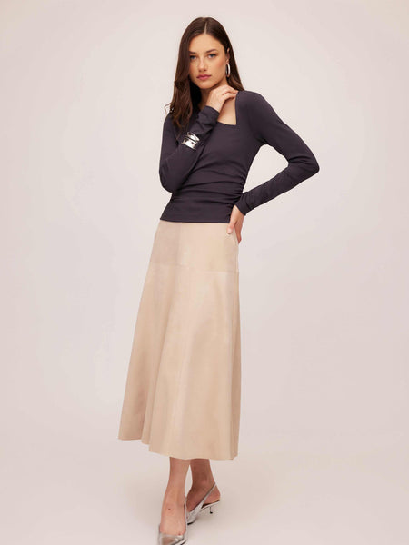 20年　FOXEY 41009 Skirt “Suede Blossom” SEPTEMBER 2020 | FOXEY - フォクシー