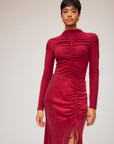 Fiona Shirred Midi Skirt