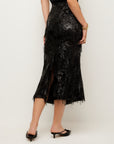 Arden Sequin Midi Pencil Skirt