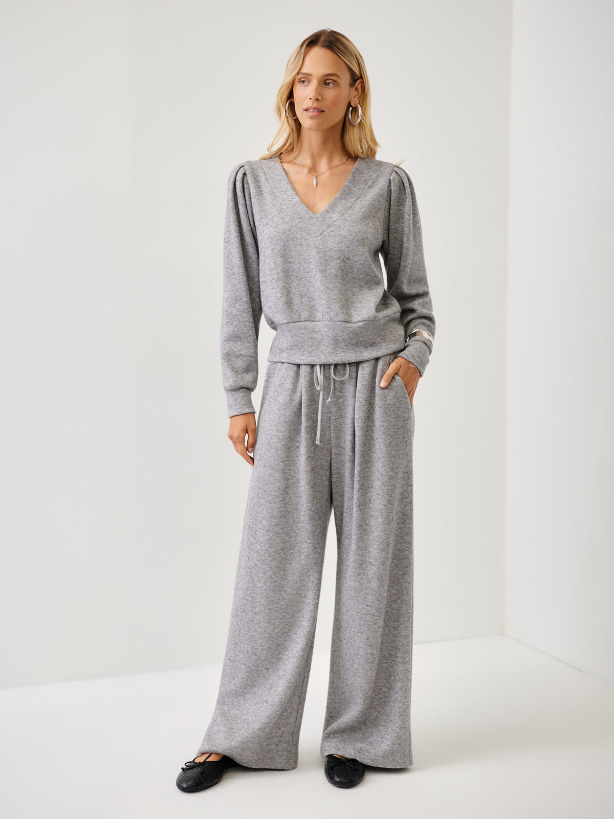 Jenny Pleated Sweatpants