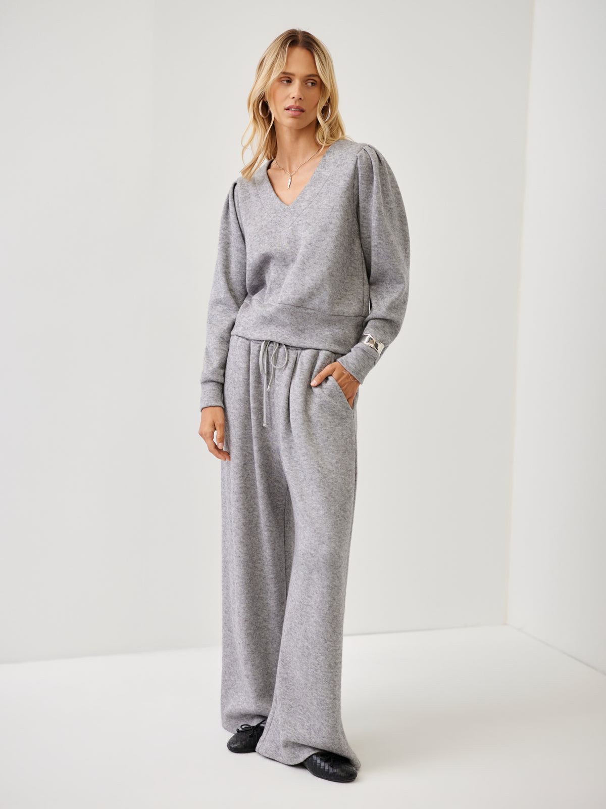 Jenny Pleated Sweatpants