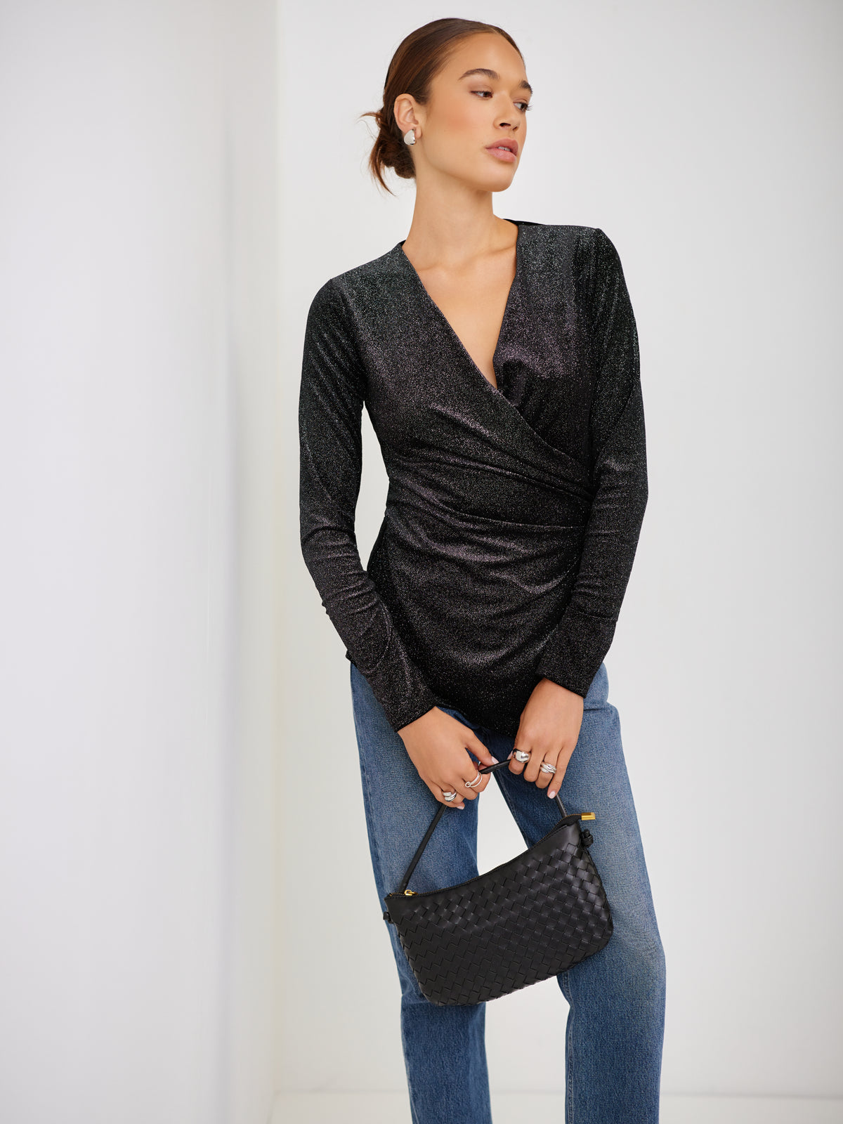 Imara Long Sleeve Wrap Top