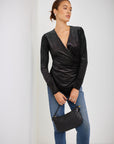 Imara Long Sleeve Wrap Top