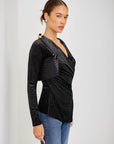 Imara Long Sleeve Wrap Top