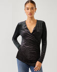 Imara Long Sleeve Wrap Top