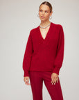 Heather V-Neck Sweater