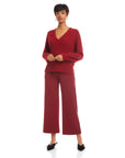 Heather V-Neck Sweater