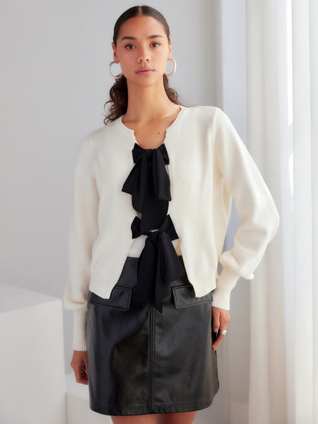 Dena Ribbon Tie Sweater | Fifteen Twenty Clothing