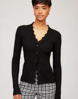 Bliss Scallop Edge Cardigan