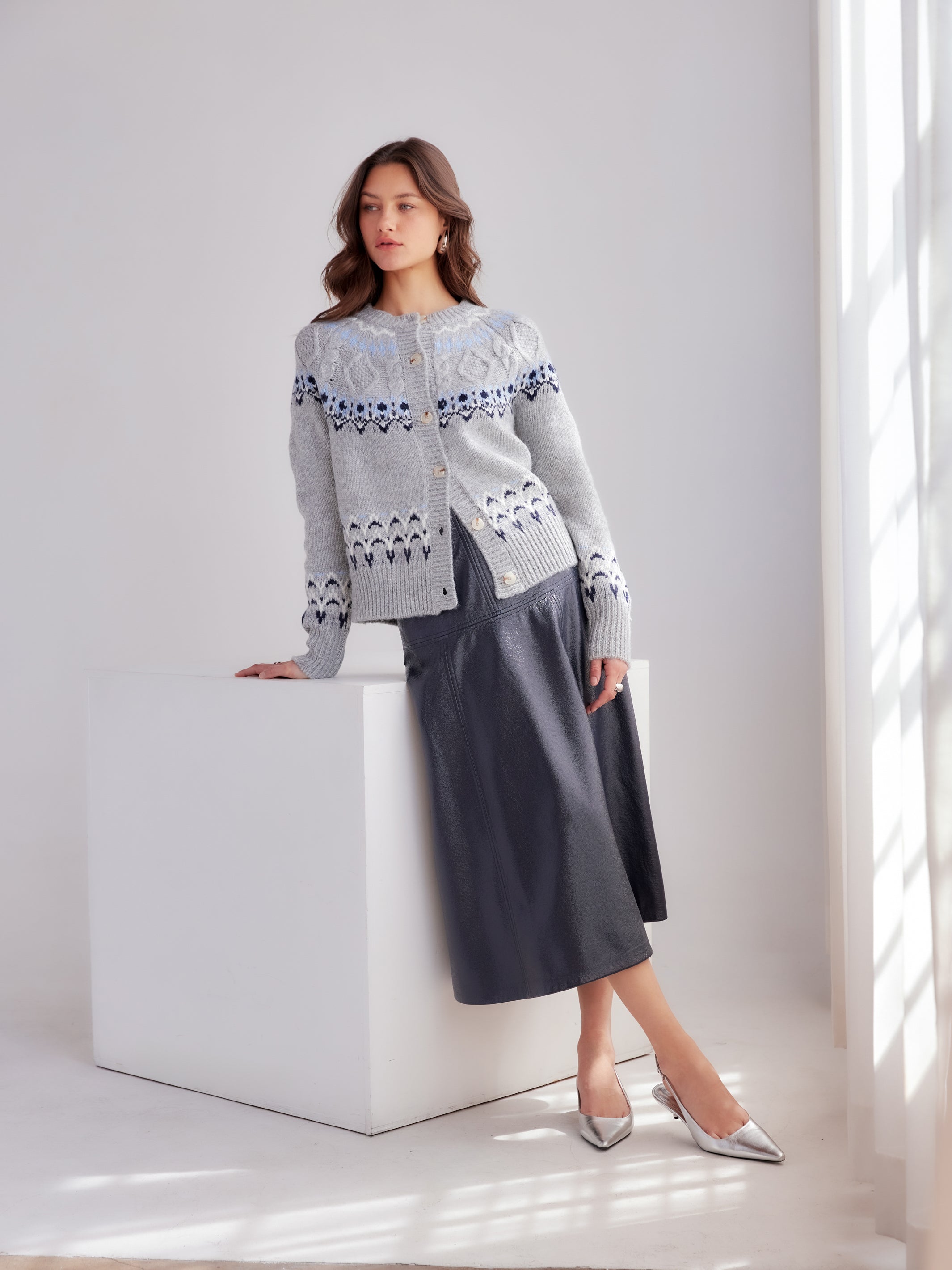 トップス LAST NEST / dusty cross cardigan Wednesday Duster Cardigan — Three Bird Nest