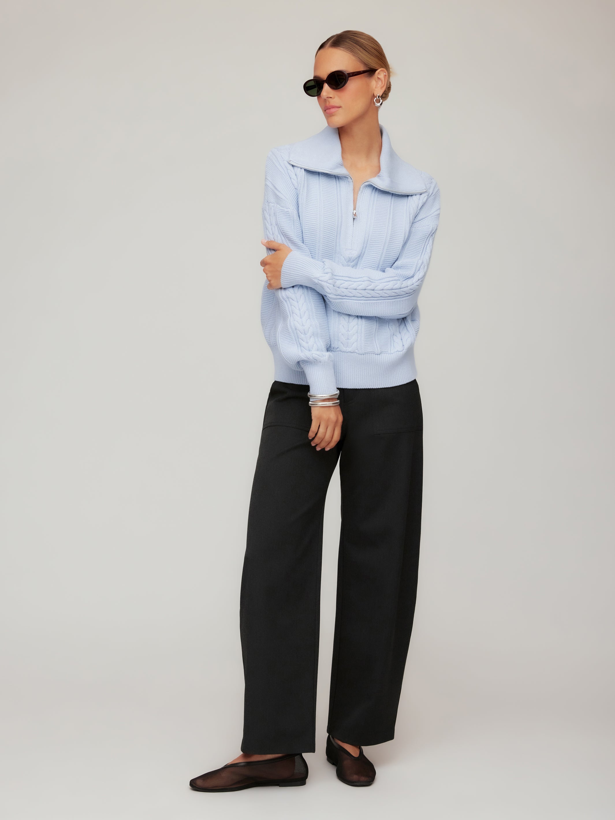 Karin Half Zip Sweater