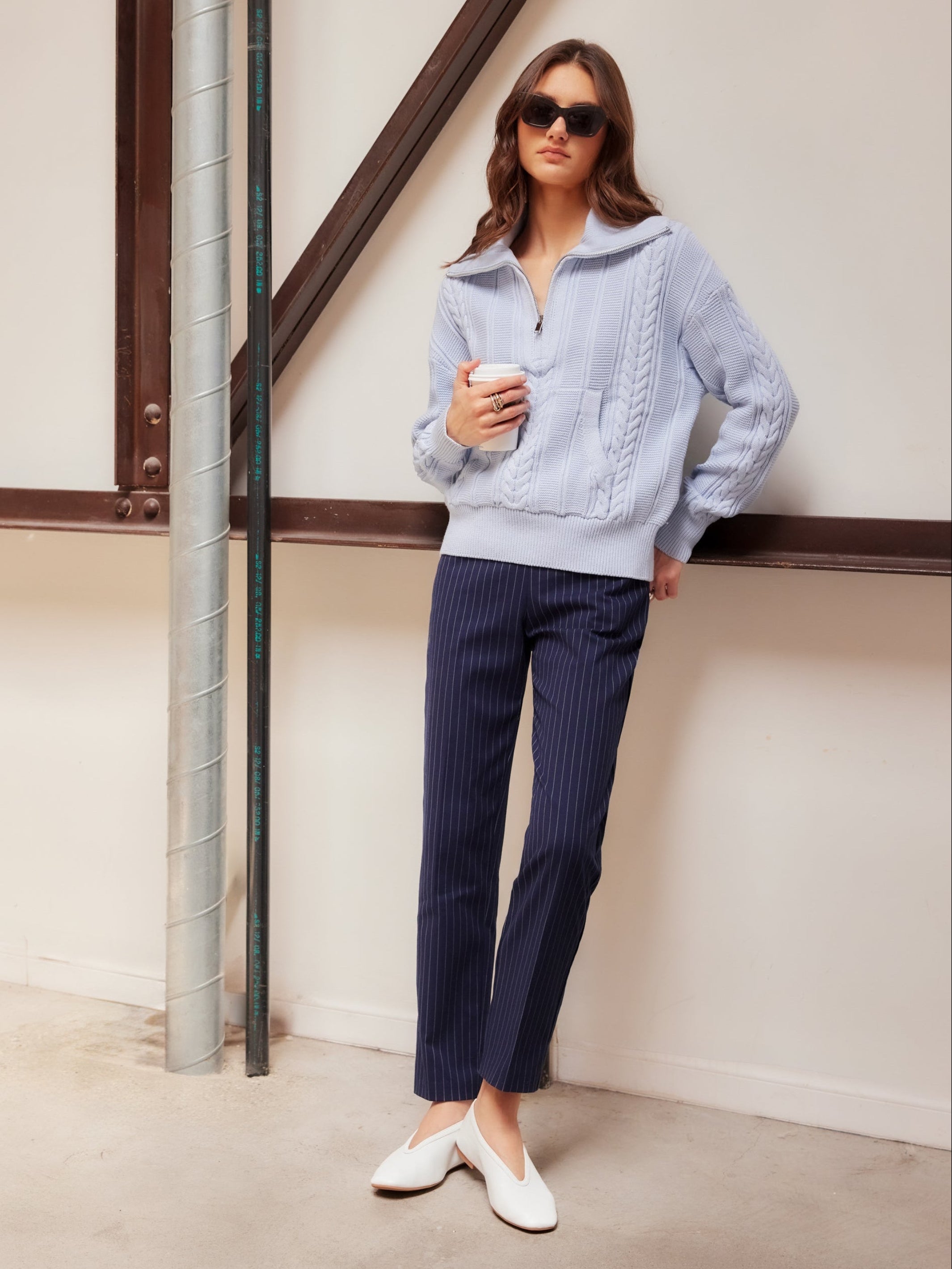 Karin Half Zip Sweater
