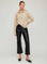 Sigourney Pintuck Faux Leather Pants