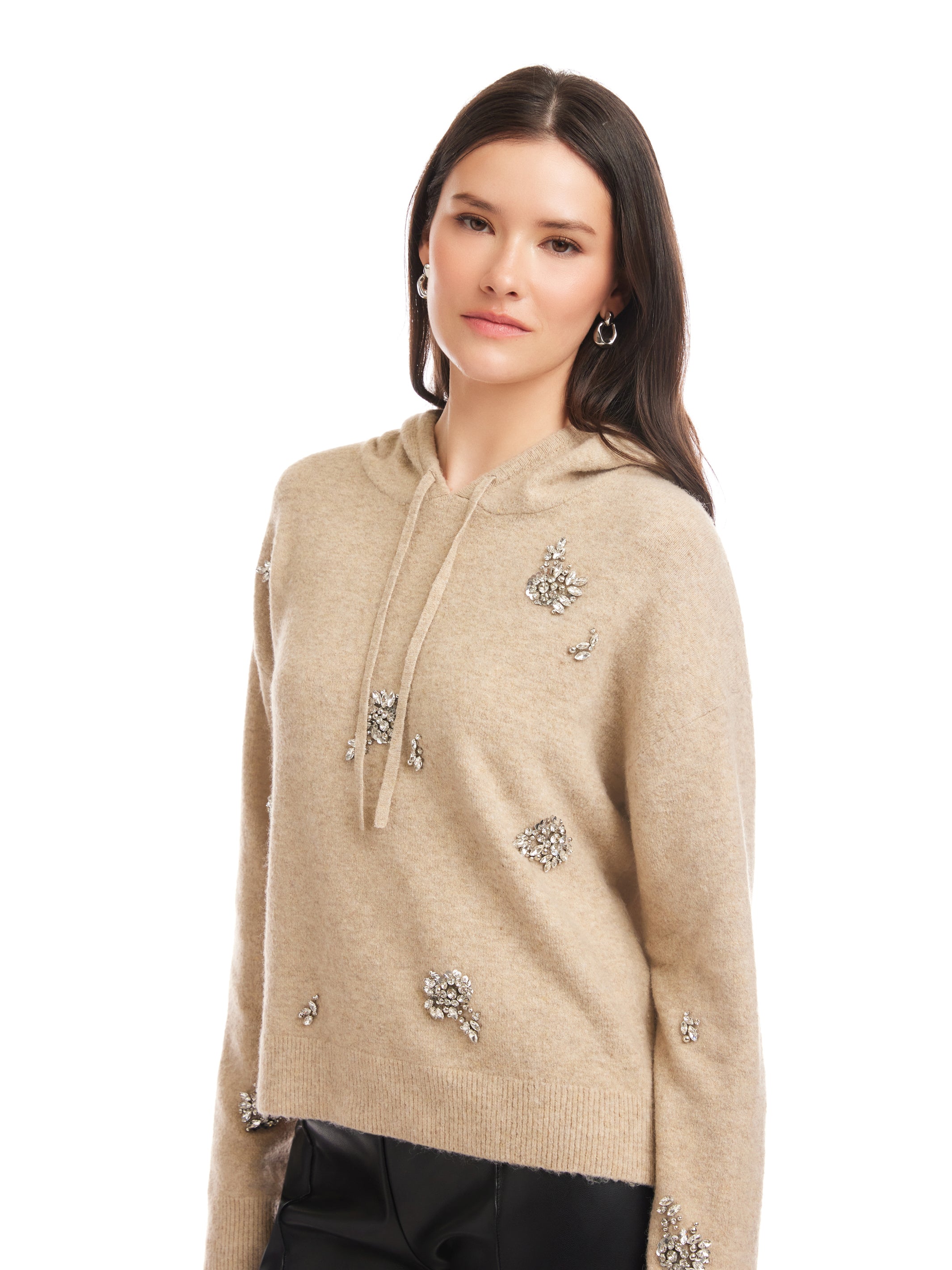 Krystal Embellished Hoodie | Fifteen Twenty Clothing
