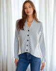 Celine Mixed Media Cardigan