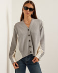 Celine Mixed Media Cardigan