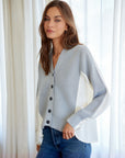 Celine Mixed Media Cardigan