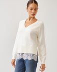 Camila Lace Layered Sweater