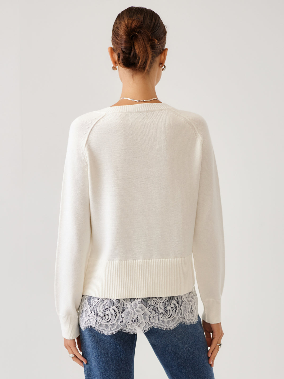 Camila Lace Layered Sweater