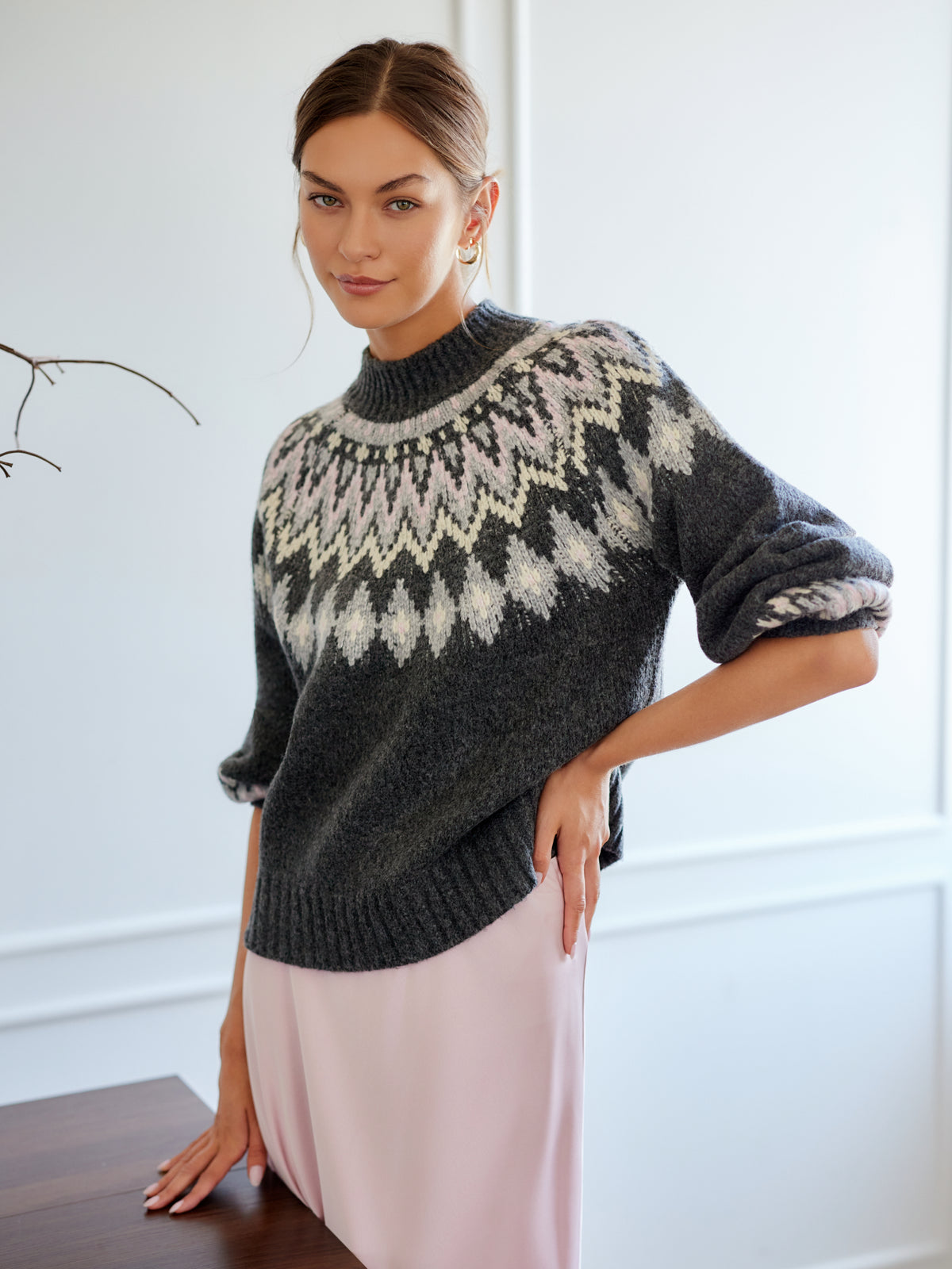 Zarah Jacquard Sweater