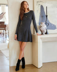 Lucienne Knit Sweater Dress